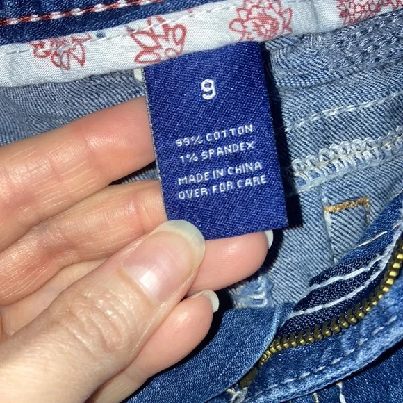 Amethyst Jeans Blue Flare with Distressed Details - Picture 3 of 13